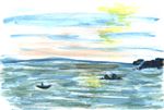 水彩画/浜島３